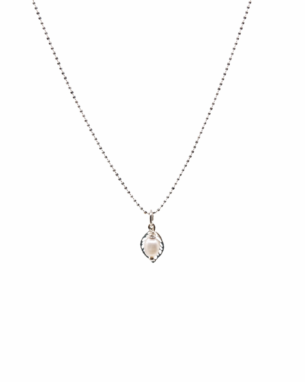 Layla Sterling Silver 925 Cultured Pearl Necklace